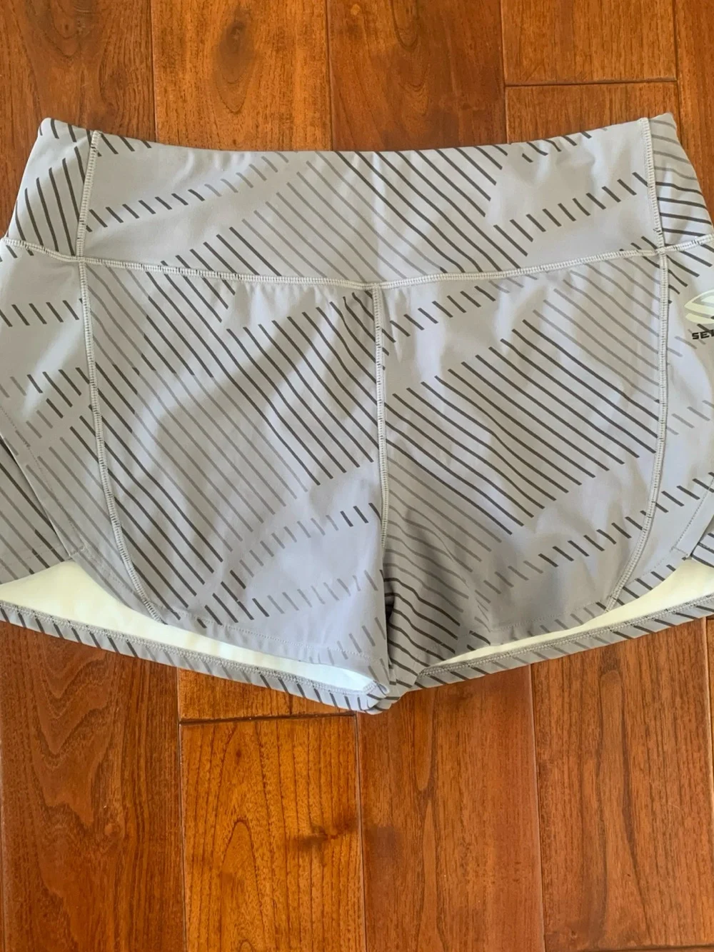 Selkirk Women's Shorts Size L Pro Line Performance Zince Grey Pickleball Tennis